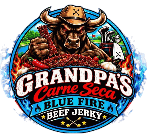 Grandpa's Carne Seca Blue Fire badge