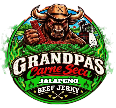 Grandpa's Carne Seca Jalapeño badge