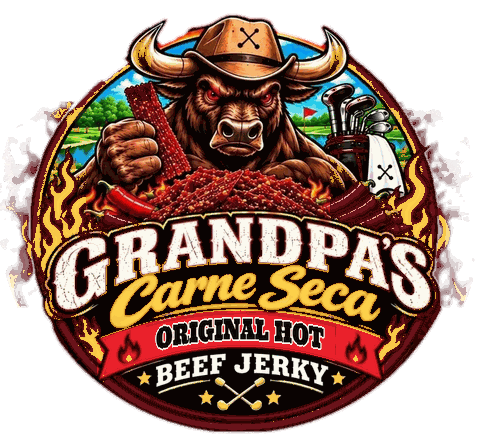 Grandpa's Carne Seca Original Hot badge