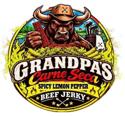 Grandpa's Carne Seca Spicy Lemon Pepper badge